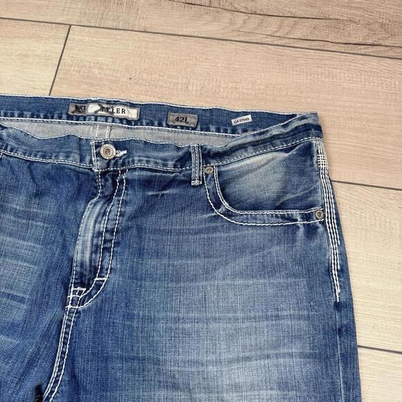 BKE Tyler Men’s Jeans Size 40x33 Newgate Relaxed Fit Bootcut Denim Lined Wash - Picture 4 of 10